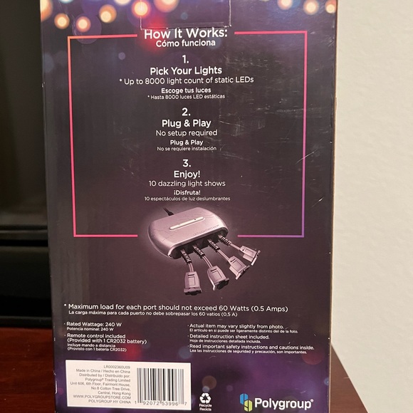 🆕, never opened Lumination Light Show Wizard 🎄 - Picture 3 of 4